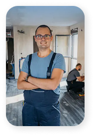Entrepreneur dans ses locaux