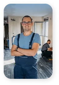 Entrepreneur dans ses locaux